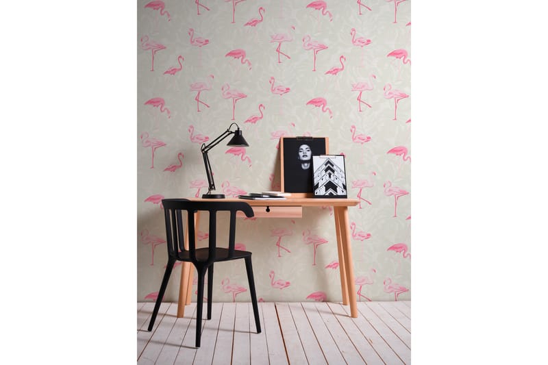 Flamingo Tapet Boys & Girls Ovävd Rosa - AS Creation - Barn & bebis - Barnrumsinredning & leksaker - Dekoration barnrum & inredning barn - Tapet barnrum