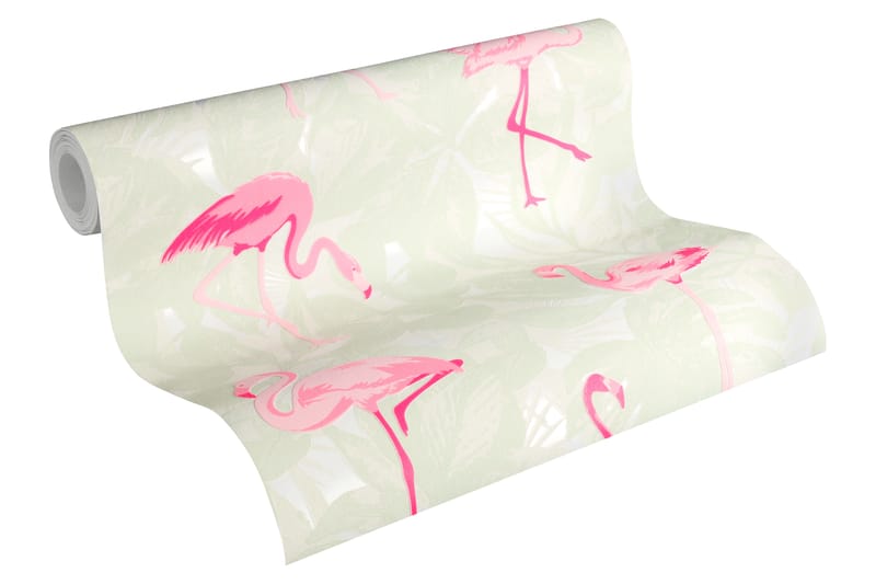 Flamingo Tapet Boys & Girls Ovävd Rosa - AS Creation - Barn & bebis - Barnrumsinredning & leksaker - Dekoration barnrum & inredning barn - Tapet barnrum
