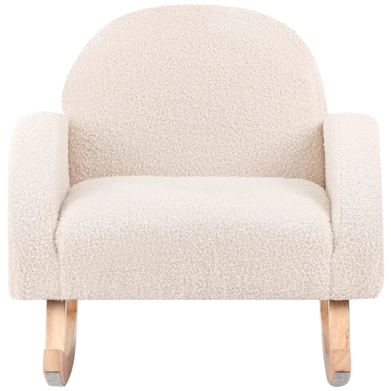 Gungfåtölj Hug - Beige, ljust trä - Barn & bebis - Barnrumsinredning & leksaker - Leksaker - Gunghästar