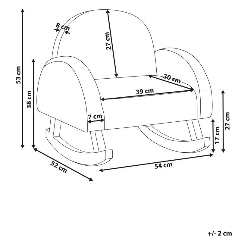 Gungfåtölj Hug - Rosa, ljust trä - Barn & bebis - Barnrumsinredning & leksaker - Leksaker - Gunghästar