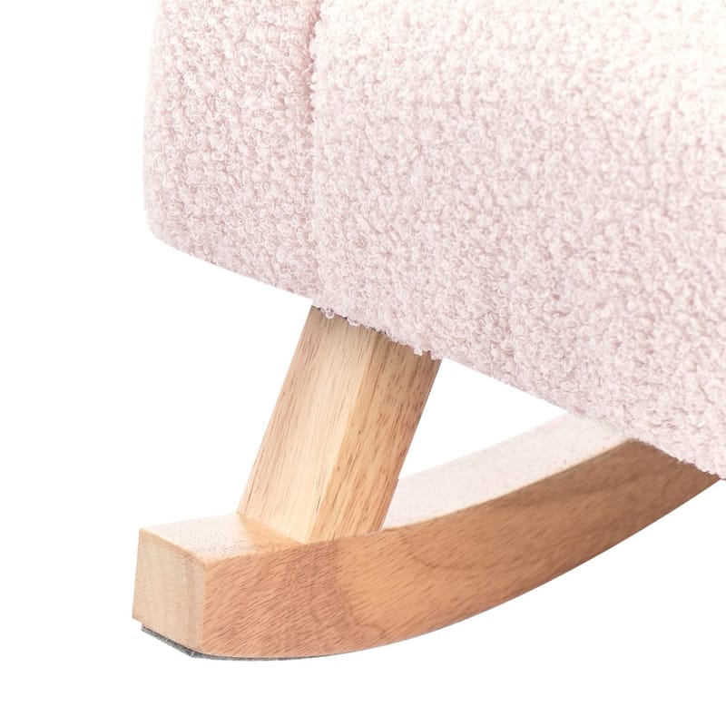 Gungfåtölj Hug - Rosa, ljust trä - Barn & bebis - Barnrumsinredning & leksaker - Leksaker - Gunghästar