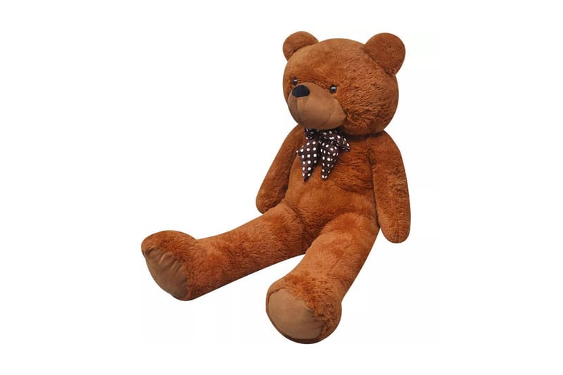 Nallebjörn brun plysch 170 cm - Brun/Mörkbrun - Barnrumsinredning & leksaker - Mjukleksaker & gosedjur