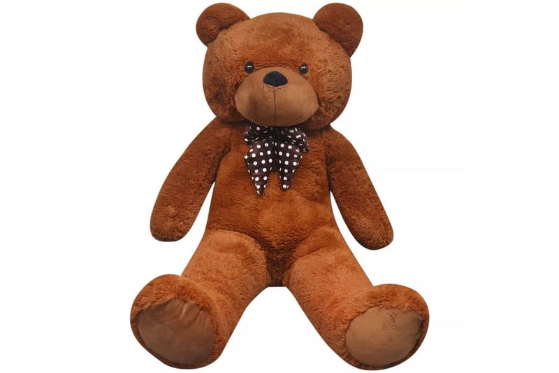 Nallebjörn brun plysch 170 cm - Brun/Mörkbrun - Barnrumsinredning & leksaker - Mjukleksaker & gosedjur