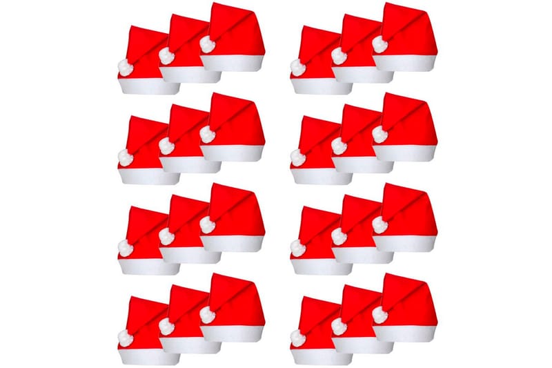 24 Jultomtemössor - Röd - Övriga leksaker