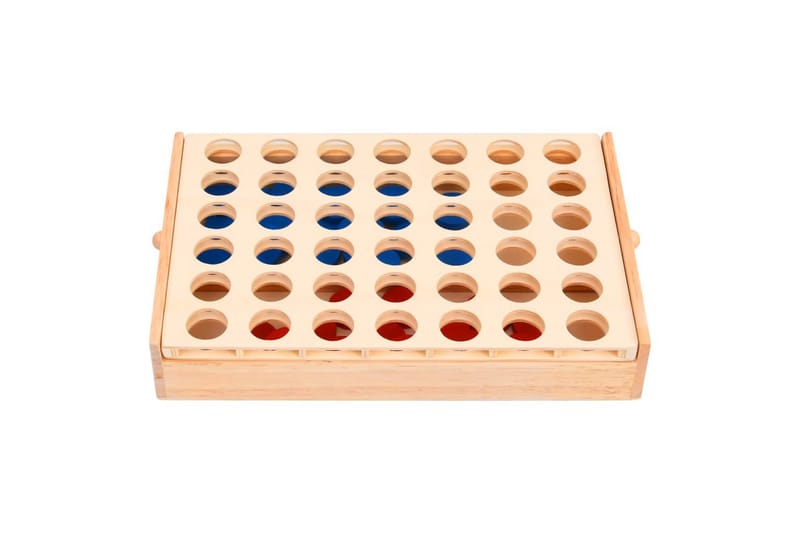 Spel 4-i-rad 24x15x4 cm massiv trä - Barn & bebis - Barnrumsinredning & leksaker - Leksaker - Övriga leksaker