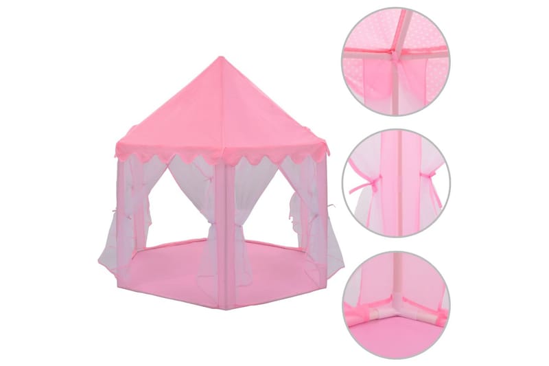 Lektält prinsessa rosa - Rosa - Barn & bebis - Barnrumsinredning & leksaker - Lektält & tipitält