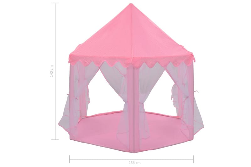 Lektält prinsessa rosa - Rosa - Barn & bebis - Barnrumsinredning & leksaker - Lektält & tipitält