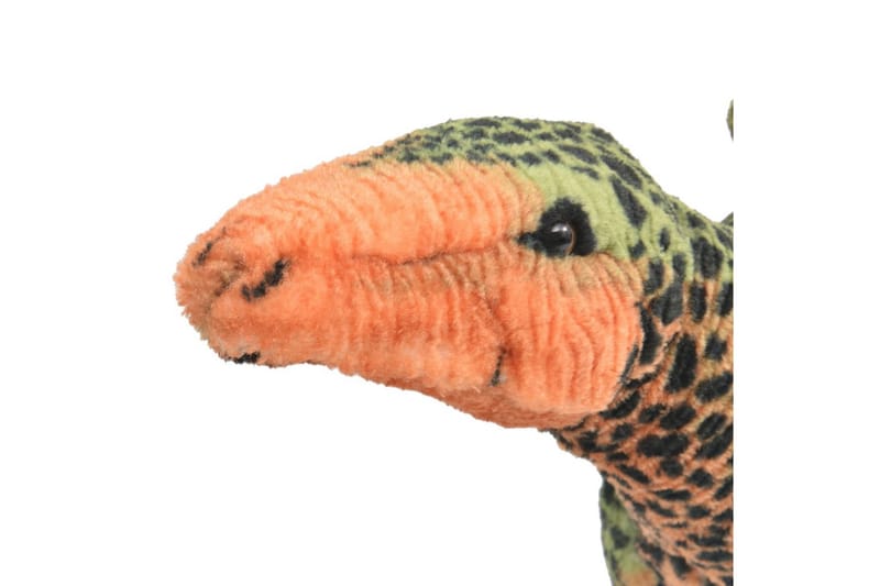 Stående leksak stegosaurus plysch grön och orange XXL - Grön - Barn & bebis - Barnrumsinredning & leksaker