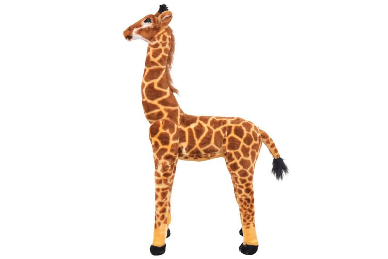 Stående leksaksgiraff brun och gul XXL - Brun - Barn & bebis - Barnrumsinredning & leksaker