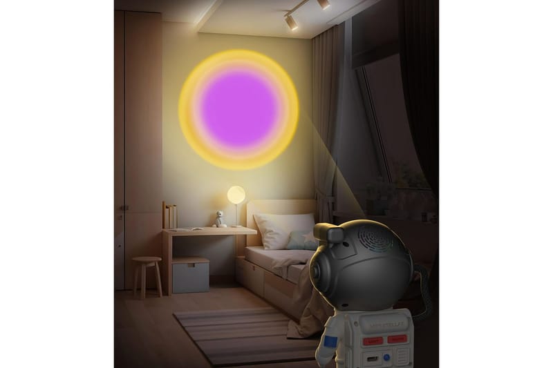 Barnlampa Mobility On Board Mini Stellar Light Space Austonaut - Vit - Barn & bebis - Barnrumsinredning & leksaker