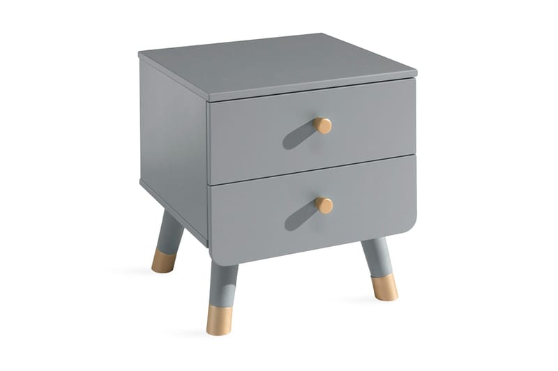 ARLUM Sängbord 43 cm Grå - Grå - Barn & bebis - Barnmöbler - Barnbord - Sängbord barn & nattduksbord barn