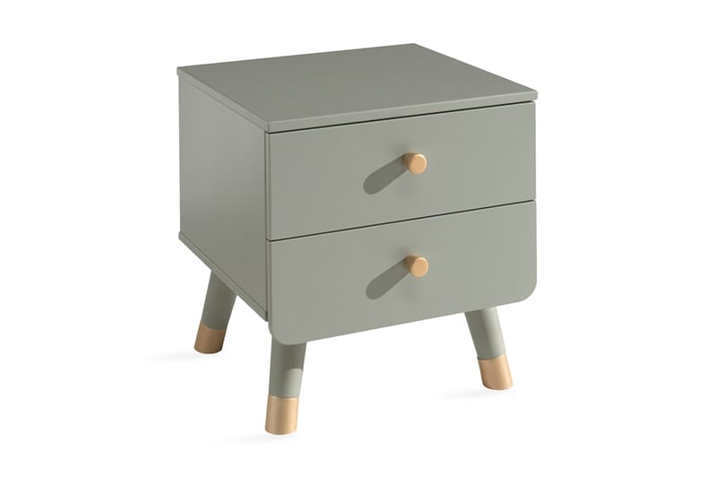 ARLUM Sängbord 43 cm Grön - Grön - Barn & bebis - Barnmöbler - Barnbord - Sängbord barn & nattduksbord barn
