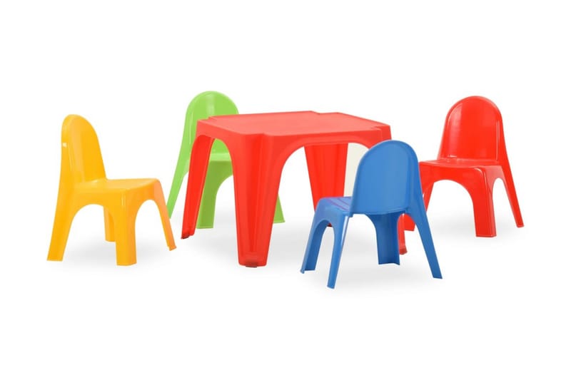 Bord och stolar för barn PP - Flerfärgad - Barn & bebis - Barnmöbler - Barnbord