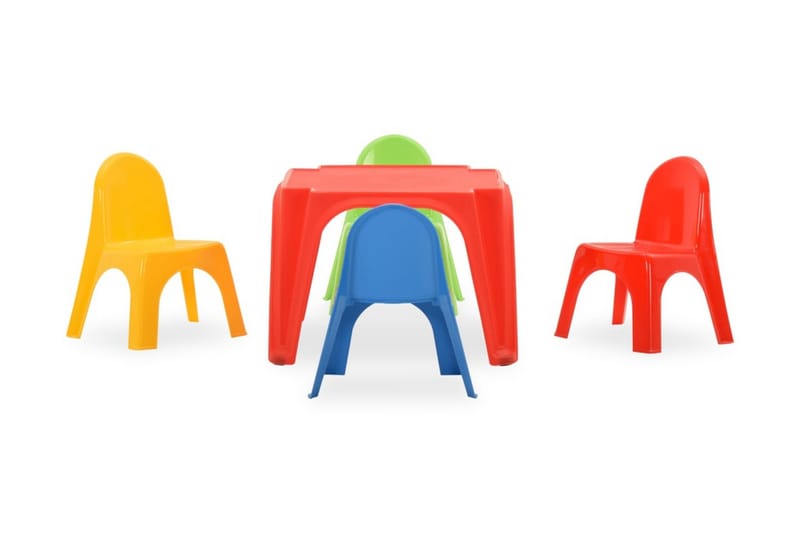 Bord och stolar för barn PP - Flerfärgad - Barn & bebis - Barnmöbler - Barnbord