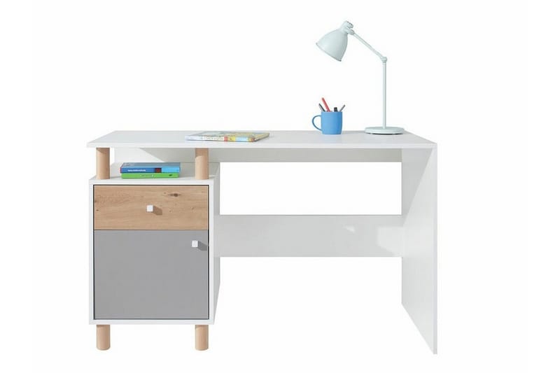 Edinbane Barnskrivbord 76 cm Vit - Barnrum - Barnbord - Skrivbord barn