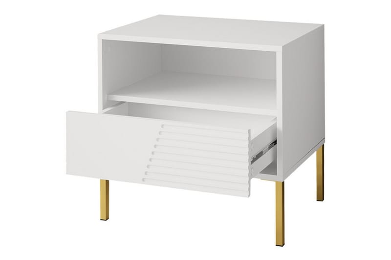 Glenndale Barnsängbord 55 cm Vit - Barn & bebis - Barnmöbler - Barnbord - Sängbord barn & nattduksbord barn