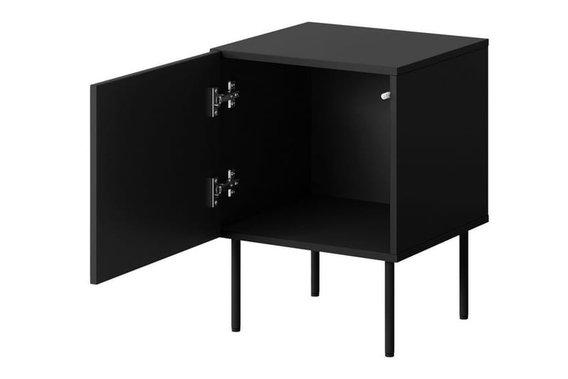 Juniskär Barnsängbord 59 cm Svart - Barn & bebis - Barnmöbler - Barnbord - Sängbord barn & nattduksbord barn