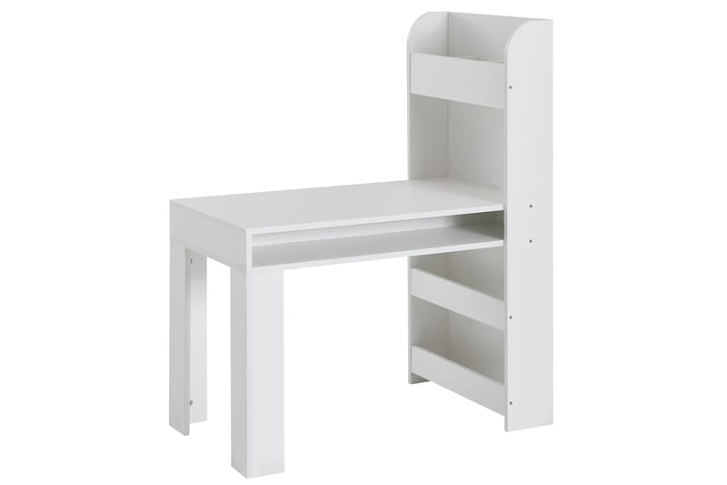 KACHOUR Barnskrivbord 90 cm Rektangulär Vit - Barn & bebis - Barnmöbler - Barnbord