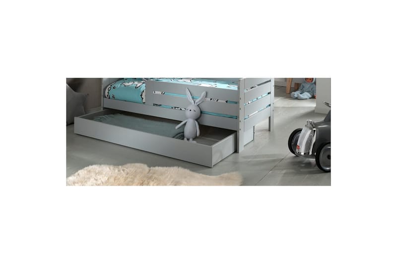 Låda Peuterbed Grå - Grå - Barn & bebis - Barnmöbler - Barnbord - Sängbord barn & nattduksbord barn