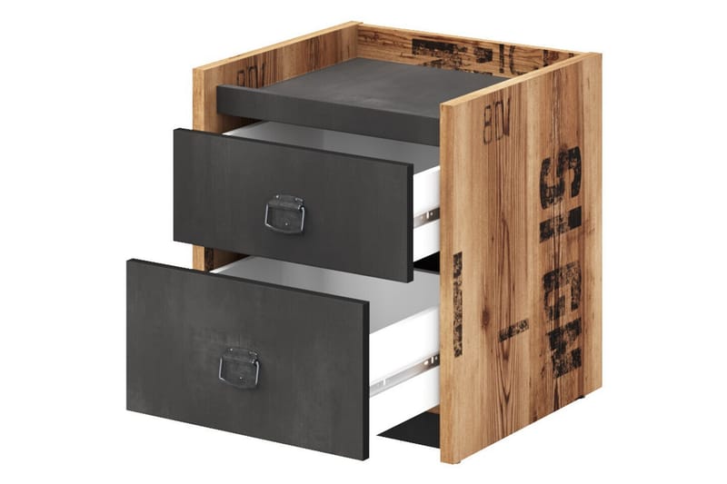 Rathmore Barnsängbord 50 cm Grå - Barn & bebis - Barnmöbler - Barnbord - Sängbord barn & nattduksbord barn