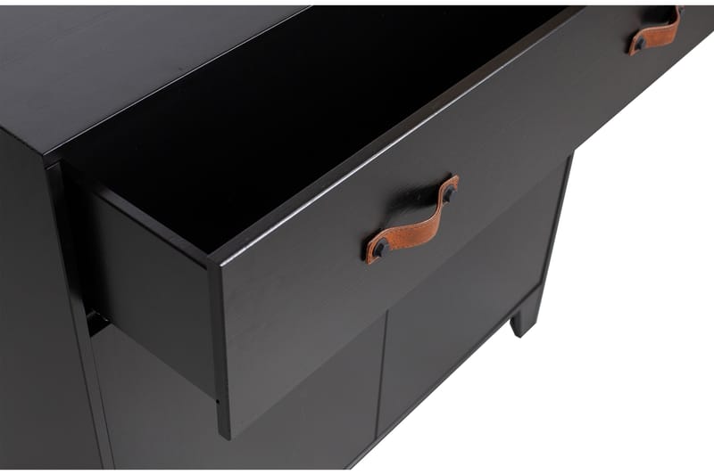 FINDOW Skötbädd 94 cm Svart - Svart - Barn & bebis - Barnmöbler - Barnbord - Skötbord - Skötbord byrå