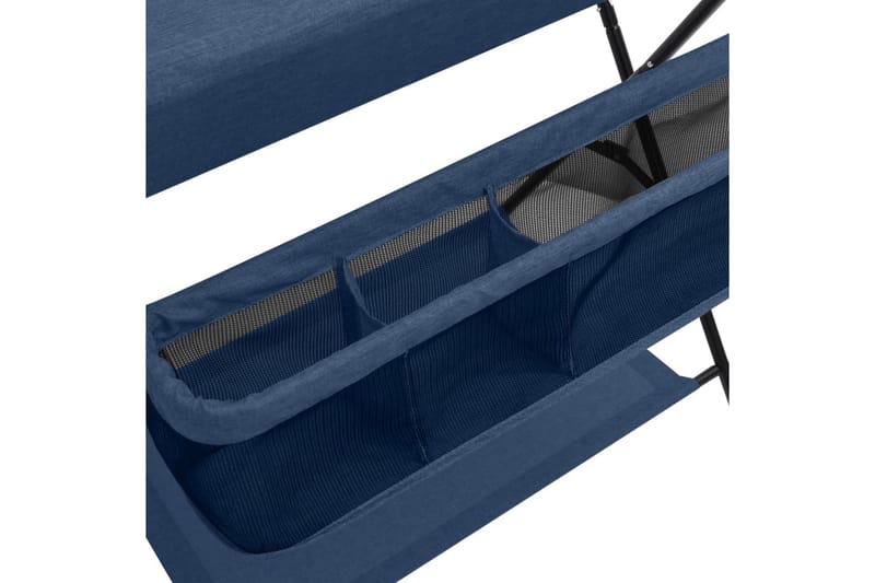 Skötbord marinblå järn - Blå - Hopfällbart skötbord