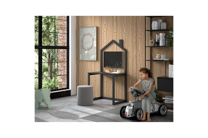 Skrivbord Dallas Antracit - Antracit - Barn & bebis - Barnmöbler - Barnbord