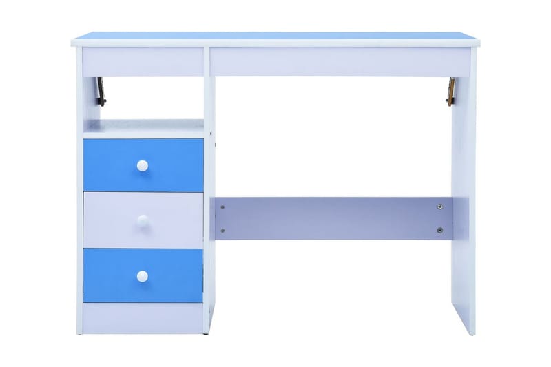 Skrivbord för barn lutbart blå och vit - Blå - Barn & bebis - Barnmöbler - Barnbord