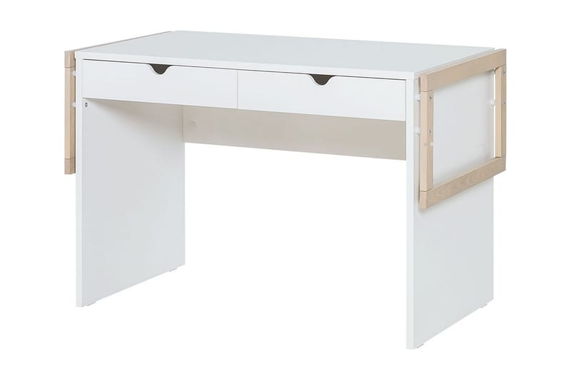 STIGE Skrivbord 120 cm Vit/Trä/Natur - Vit/Trä/natur - Barn & bebis - Barnmöbler - Barnbord