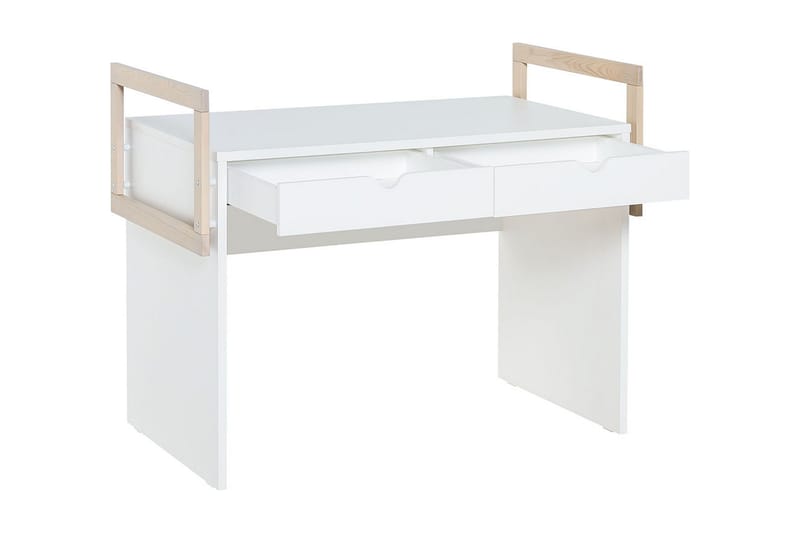 STIGE Skrivbord 120 cm Vit/Trä/Natur - Vit/Trä/natur - Barn & bebis - Barnmöbler - Barnbord