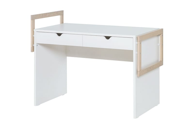 STIGE Skrivbord 120 cm Vit/Trä/Natur - Vit/Trä/natur - Barn & bebis - Barnmöbler - Barnbord