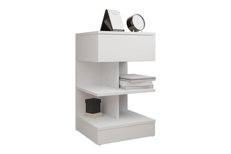 Strathy Barnsängbord 65 cm Vit - Barn & bebis - Barnmöbler - Barnbord - Sängbord barn & nattduksbord barn