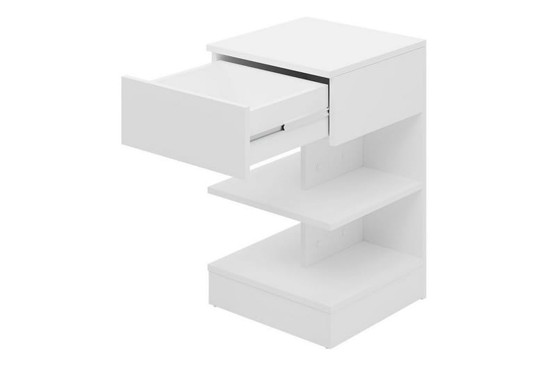 Strathy Barnsängbord 65 cm Vit - Barn & bebis - Barnmöbler - Barnbord - Sängbord barn & nattduksbord barn