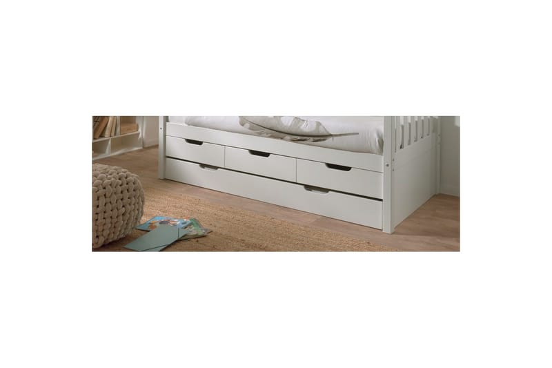 UnderBed Fritz Vit - Vit - Barn & bebis - Barnmöbler - Barnbord - Sängbord barn & nattduksbord barn