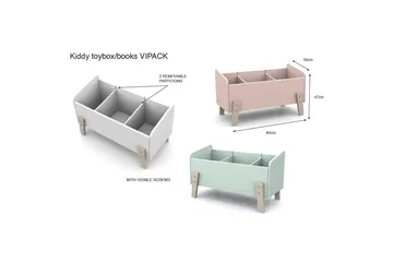 Kiddy Möbelset för Barnrum - Mint - Barn & bebis - Barnmöbler - Barnmöbelset - Sovrumsset barn