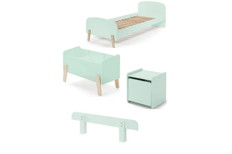 Kiddy Möbelset för Barnrum, Mint