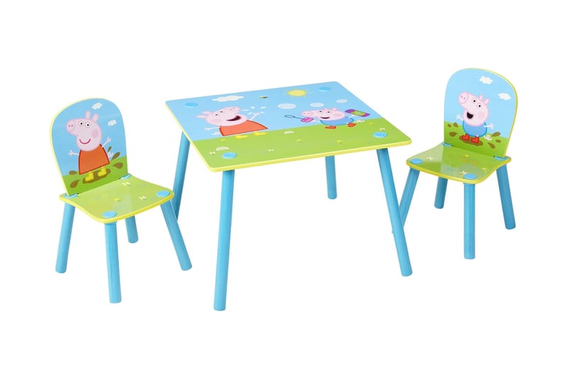 PEPPA PIG Barnbord + 2stol - Barnbord och stolar