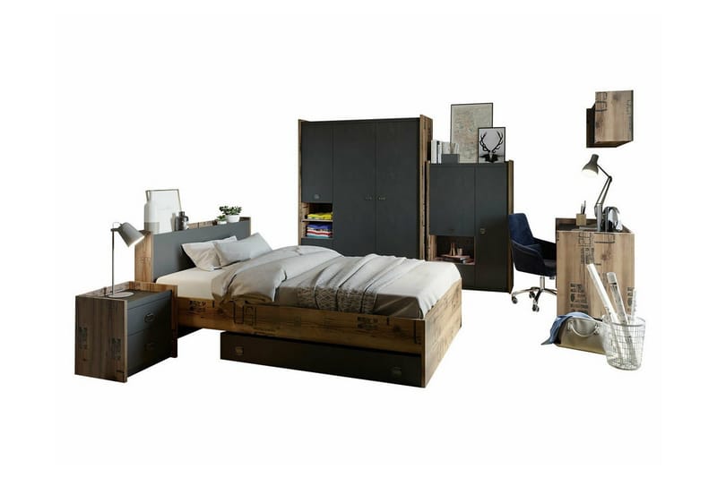 Rathmore Möbelset För Barnrum, Grå