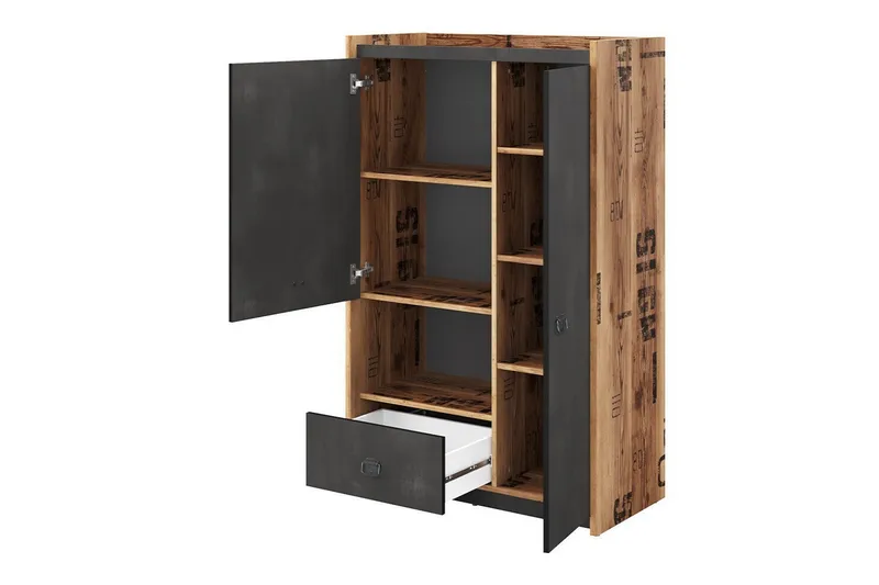 Rathmore Möbelset För Barnrum - Grå - Barn & bebis - Barnmöbler - Barnmöbelset - Sovrumsset barn