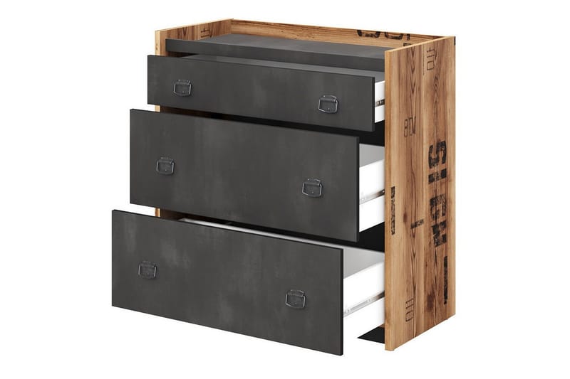 Rathmore Möbelset För Barnrum - Grå - Barn & bebis - Barnmöbler - Barnmöbelset - Sovrumsset barn