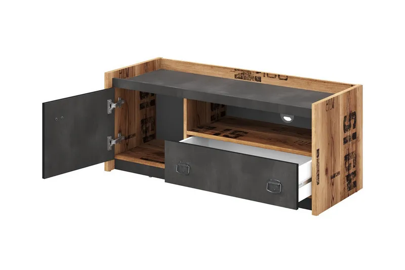 Rathmore Möbelset För Barnrum - Grå - Barn & bebis - Barnmöbler - Barnmöbelset - Sovrumsset barn