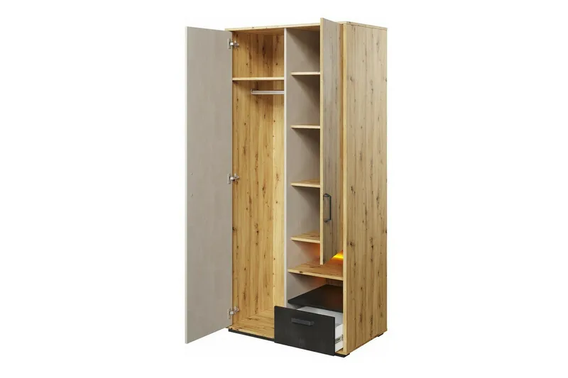 Rathmore Möbelset För Barnrum - Svart - Barn & bebis - Barnmöbler - Barnmöbelset - Sovrumsset barn