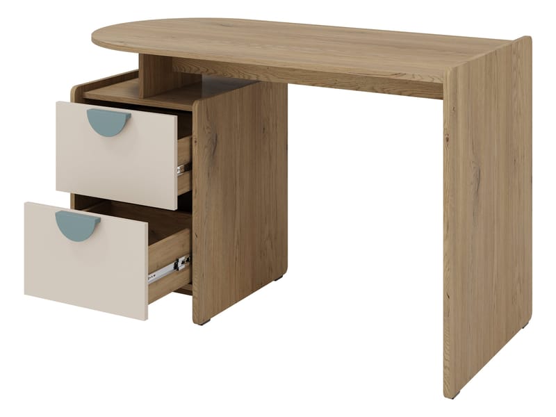 Zarek Sovrumsmöbelset - brun, beige och rosa - Barn & bebis - Barnmöbler - Barnmöbelset - Sovrumsset barn