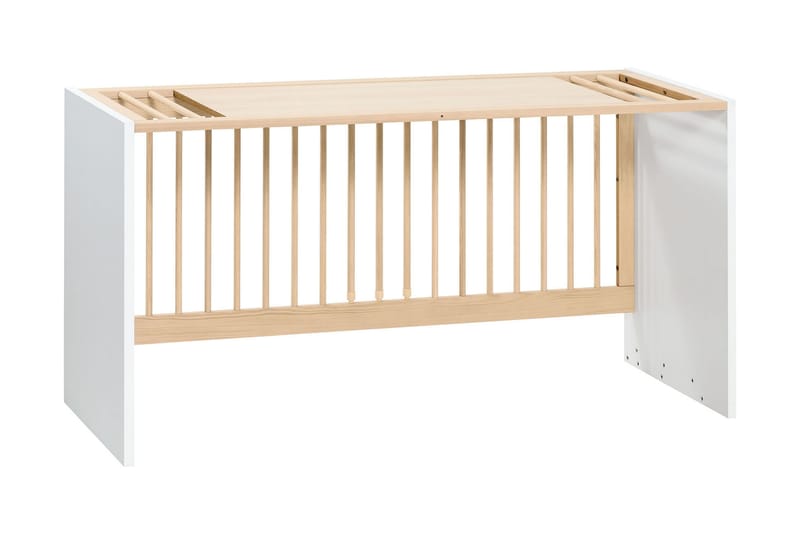 4YOU Spjälsäng 70x140 cm Vit - Vit - Barn & bebis - Barnmöbler - Barnsäng & juniorsäng