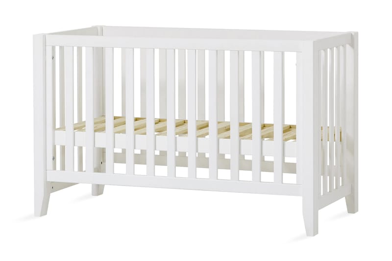 ANTON Spjälsäng/Bänk 60x120 Vit - Barnsäng & juniorsäng - Spjälsäng - Barnrum