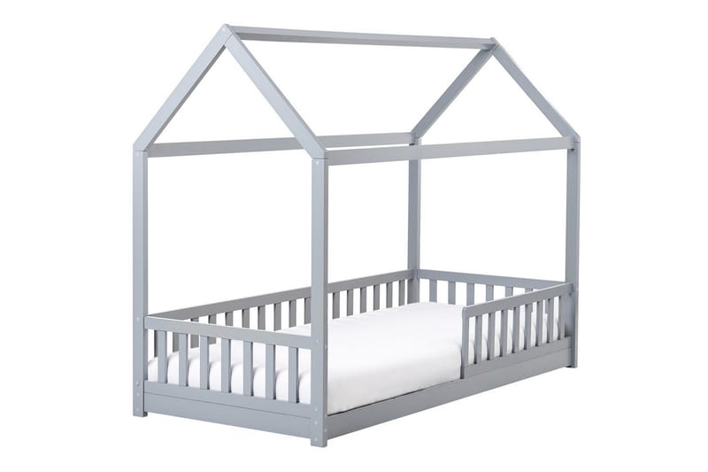 Barnsäng Cossaye - Grå - Barn & bebis - Barnmöbler - Barnsäng & juniorsäng - Hussäng