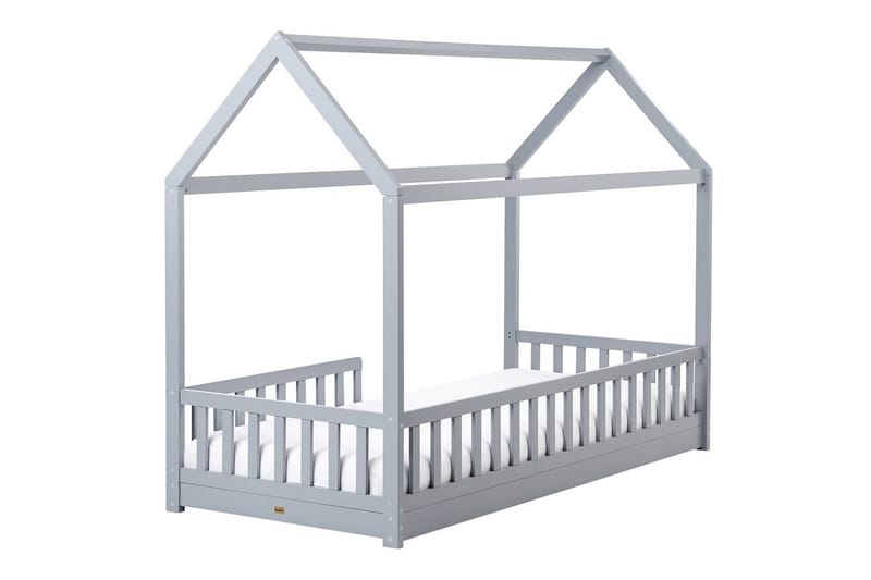 Barnsäng Cossaye - Grå - Barn & bebis - Barnmöbler - Barnsäng & juniorsäng - Hussäng