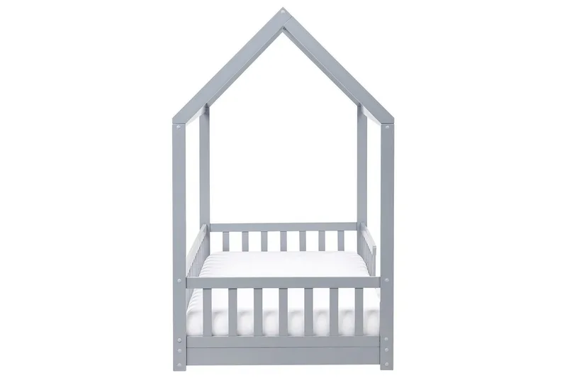Barnsäng Cossaye - Grå - Barn & bebis - Barnmöbler - Barnsäng & juniorsäng - Hussäng
