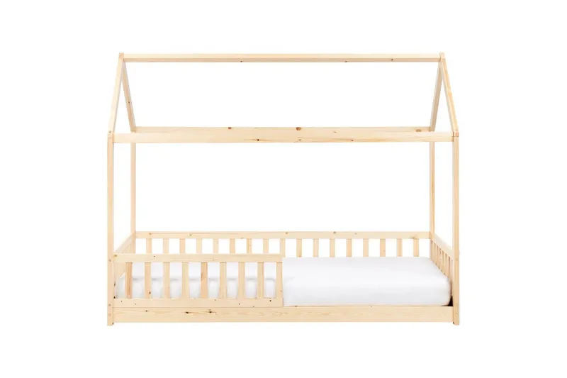 Barnsäng Cossaye - Ljus trä - Barn & bebis - Barnmöbler - Barnsäng & juniorsäng - Hussäng