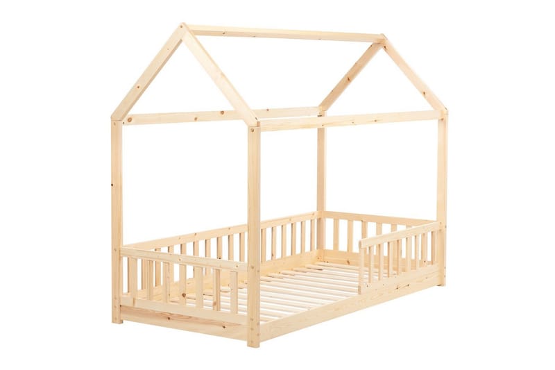 Barnsäng Cossaye - Ljus trä - Barn & bebis - Barnmöbler - Barnsäng & juniorsäng - Hussäng